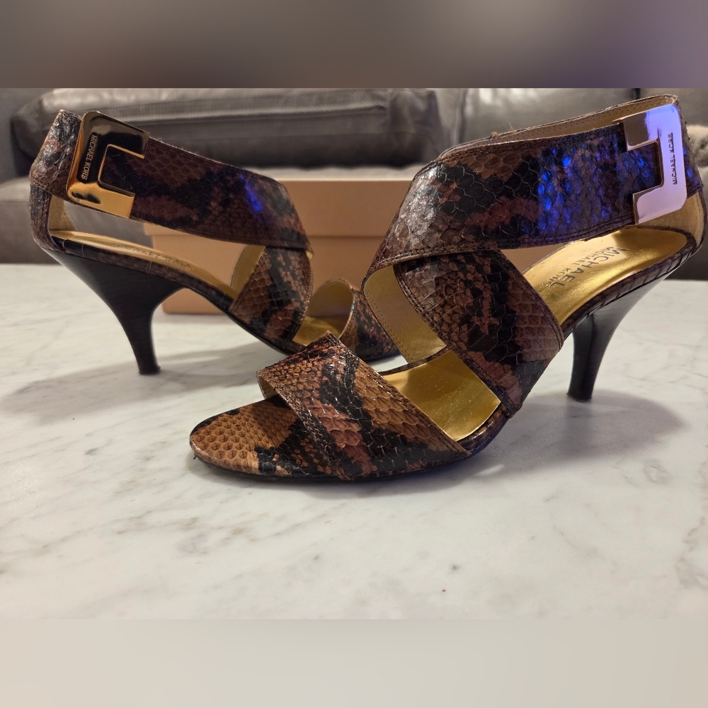 Michael Kors Snake Skin Heels